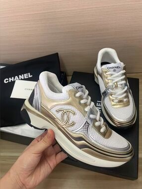 Chanel CC Logo Sneakers